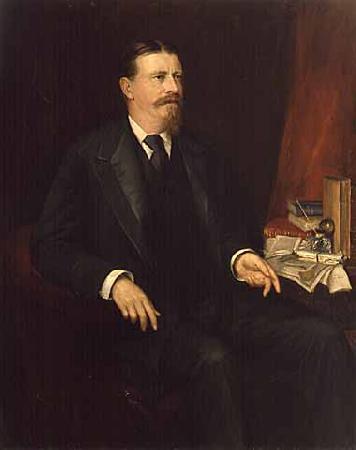 Adolfo Muller-Ury Painting of Governor William Rush Merriam